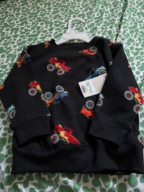 NWT Jumping Beans monster truck shirt 18M